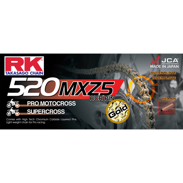 RK Rk gb520mxz5 x 108 chain gold